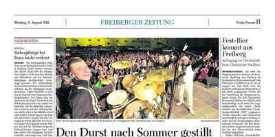 Presseerzeugnis mit Datum